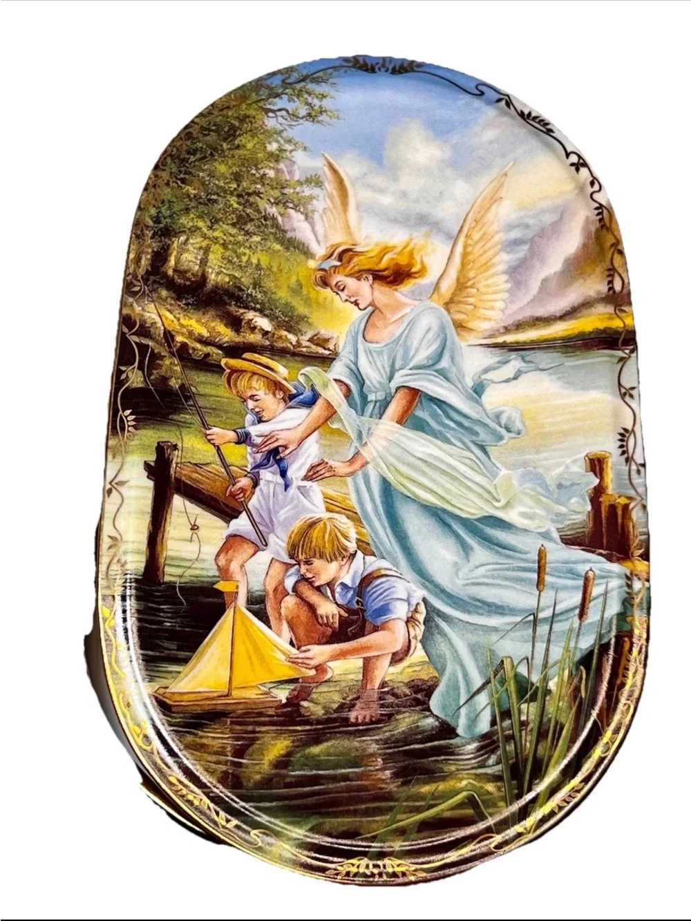 Guardian Angel Bradford Exchange ANNABURG COLLECTOR PLATE 1996 KA5257